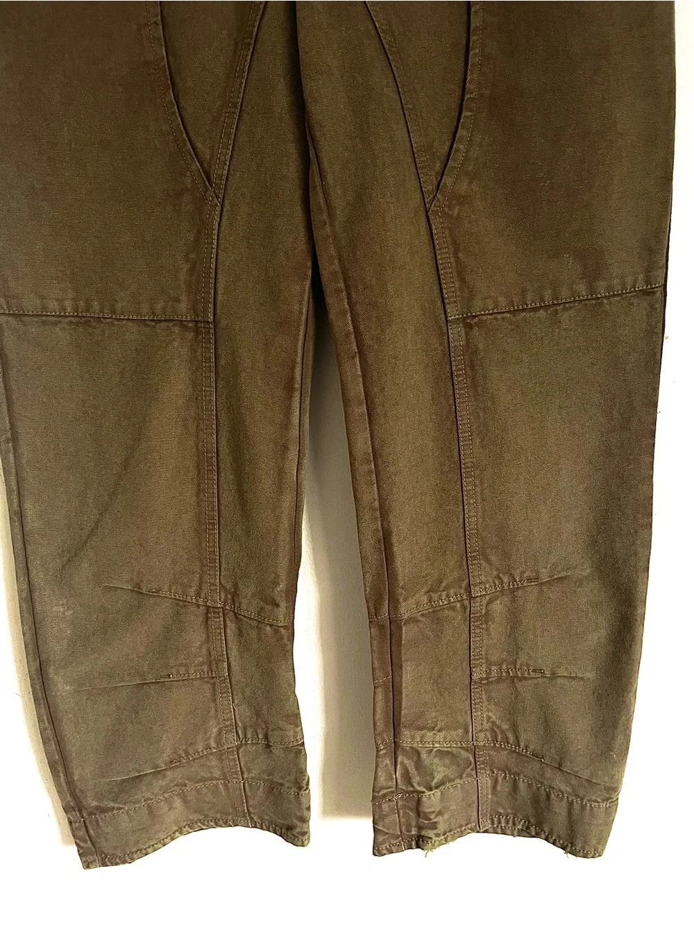 Free People We The Free Supersonic Slim Pant in Army / Breen Pant 6 NWT Utility